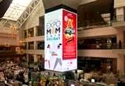 三面显示Alaya Mall，AG百家家乐光电用创意闪耀菲律宾